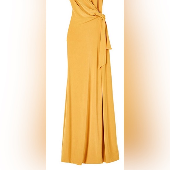 NWT MISA Los Angeles Veronika Jersey Spaghetti Strap Wrap Dress - Picture 5 of 6